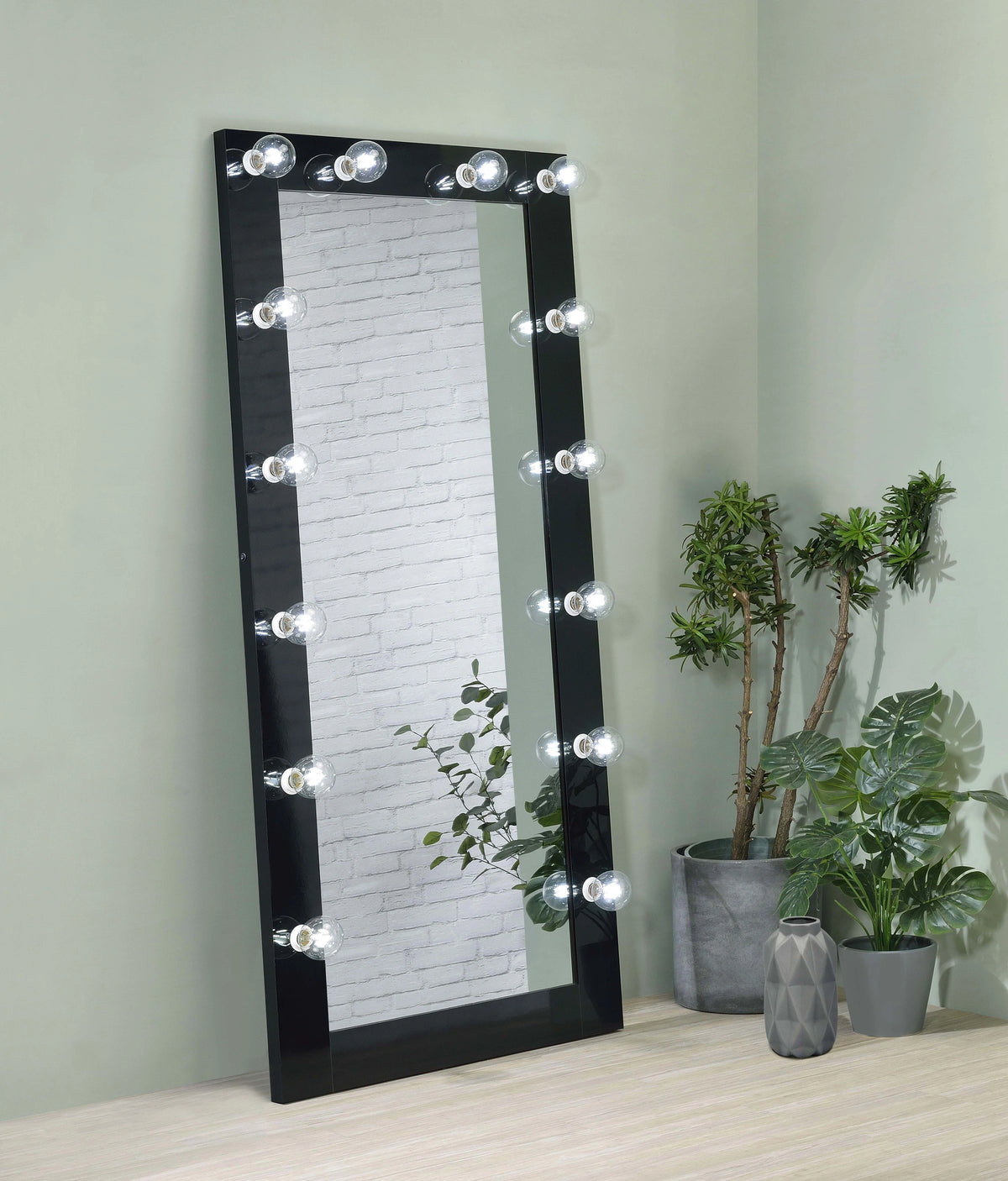 Zayan Floor Mirror with LED Lighting