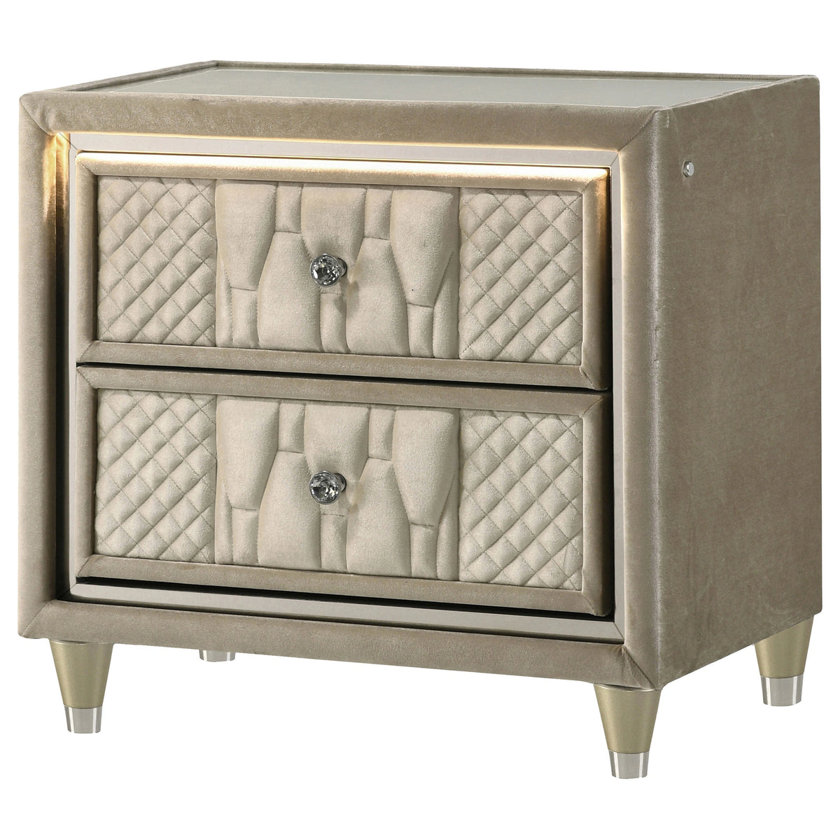 Lorient Nightstand with LED Lighting