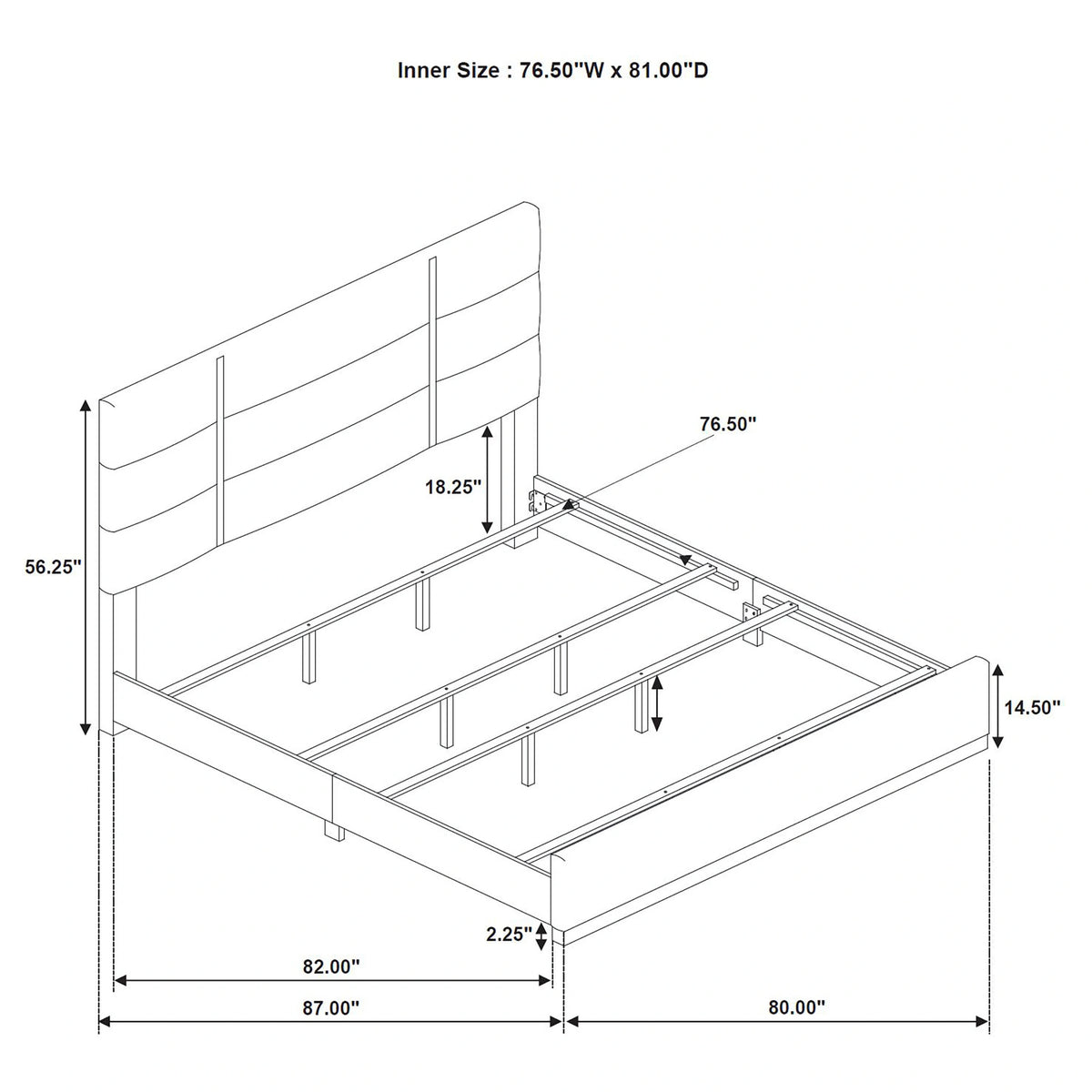 Ines Panel Bed
