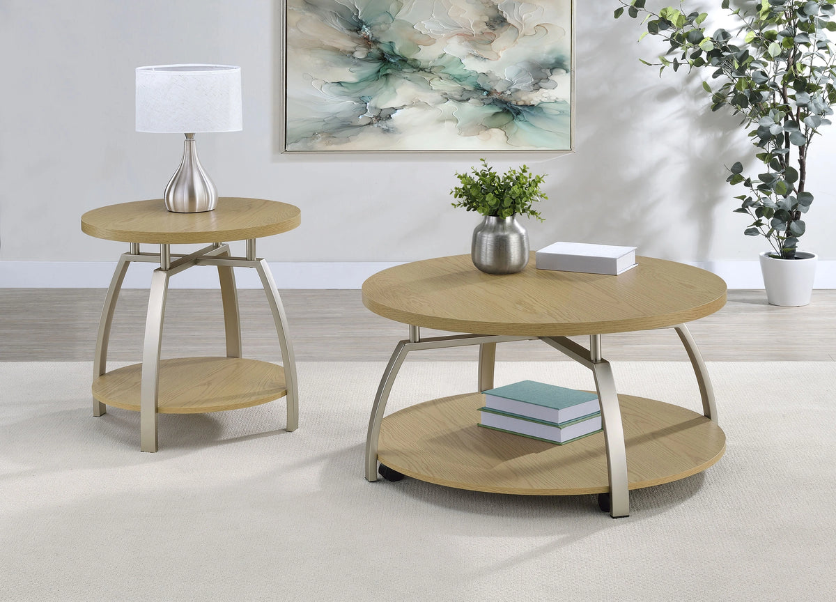 Dacre Round Coffee Table Set