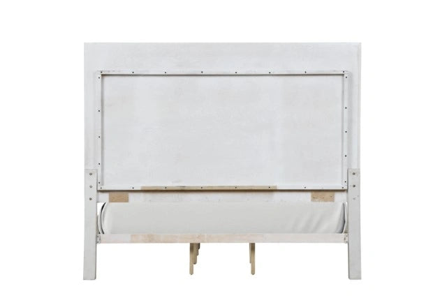 Stella Mia E.King & Queen Bed White & White