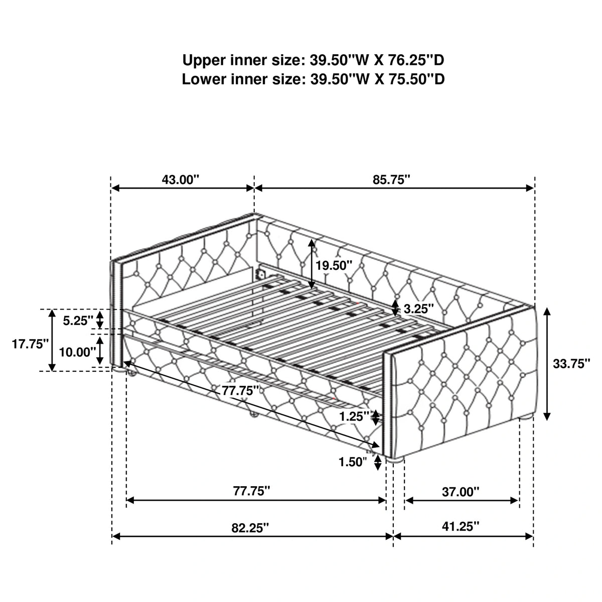 Mockern Daybed with Trundle