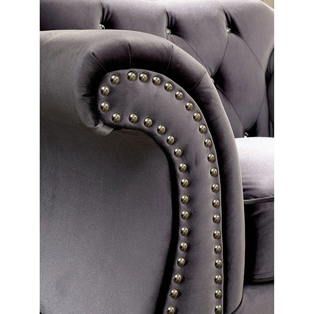 Jolanda Chair Blue & Grey