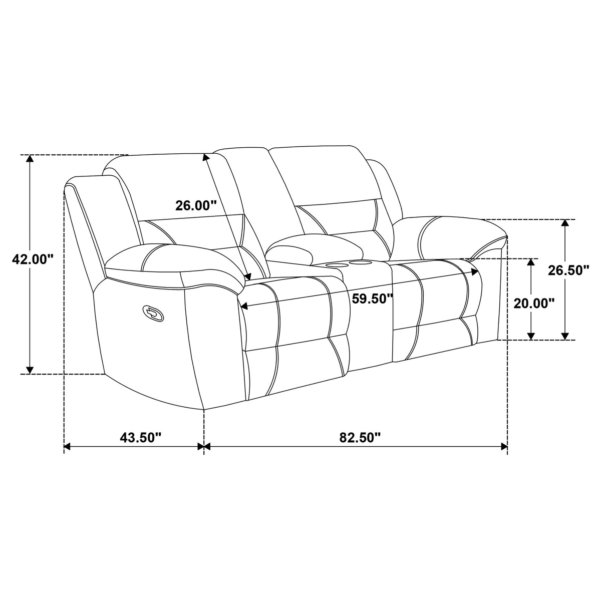 Gilson Reclining Sofa Set
