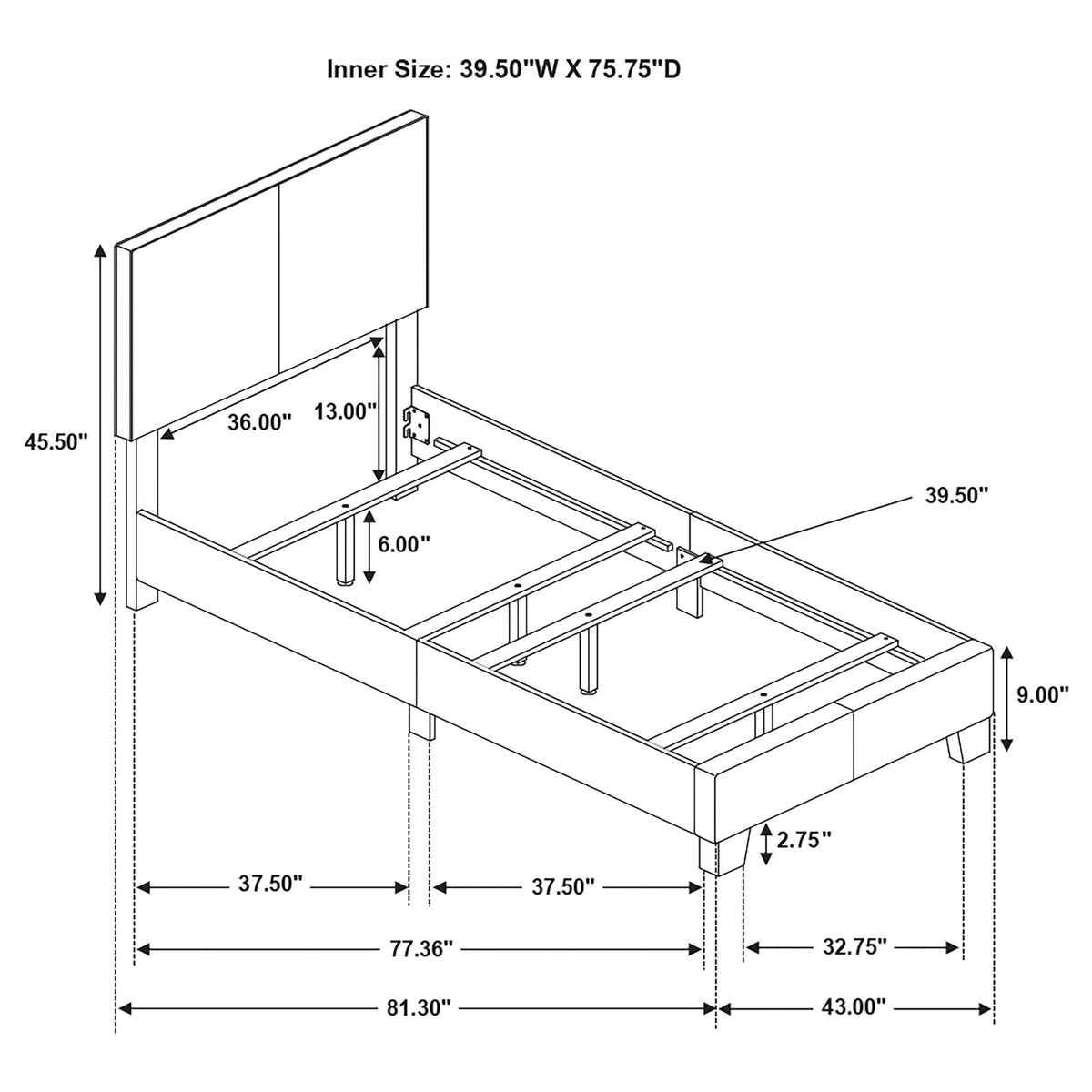 Dorian Panel Bed