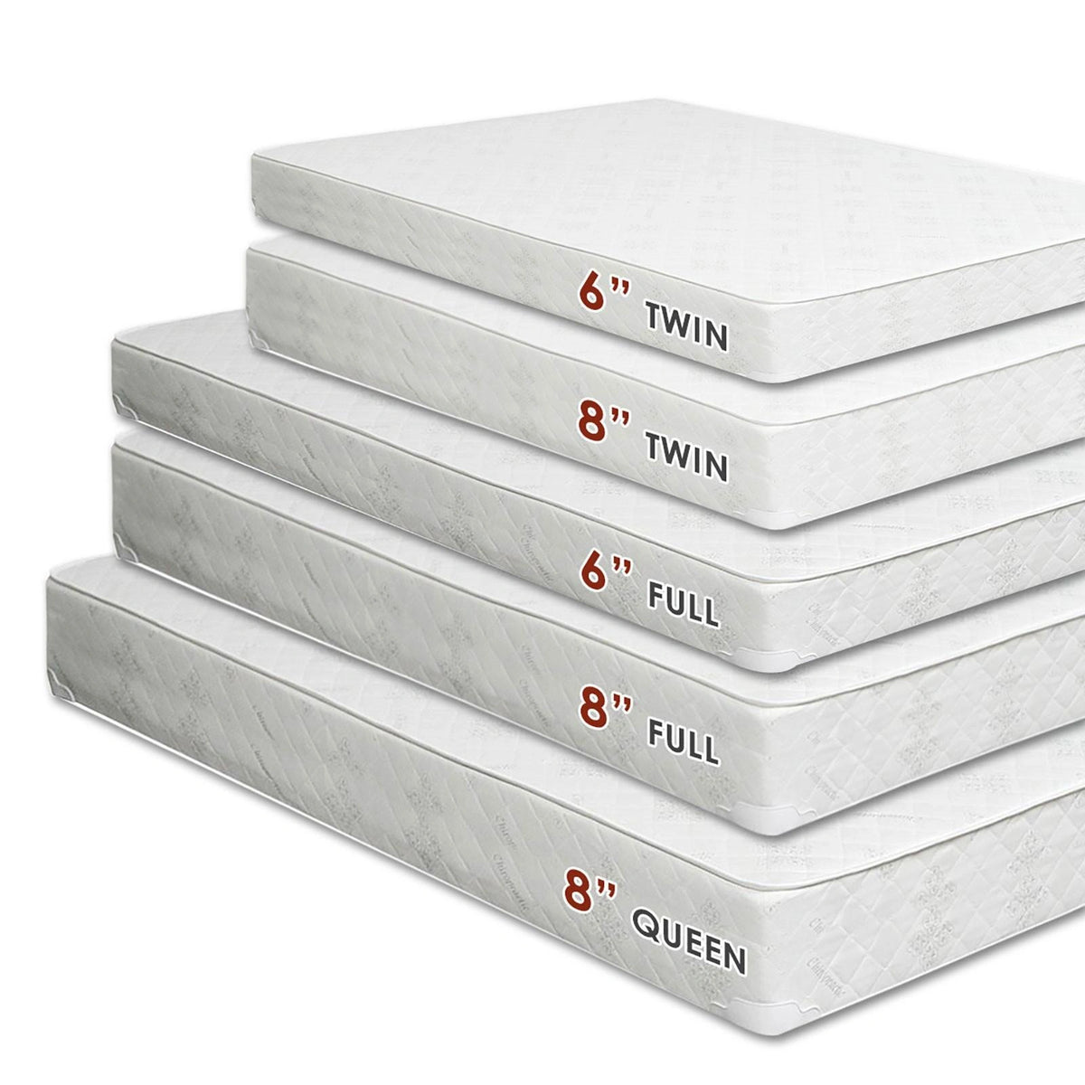 DAISY 8" Bunkie Board Combo Mattress, Full