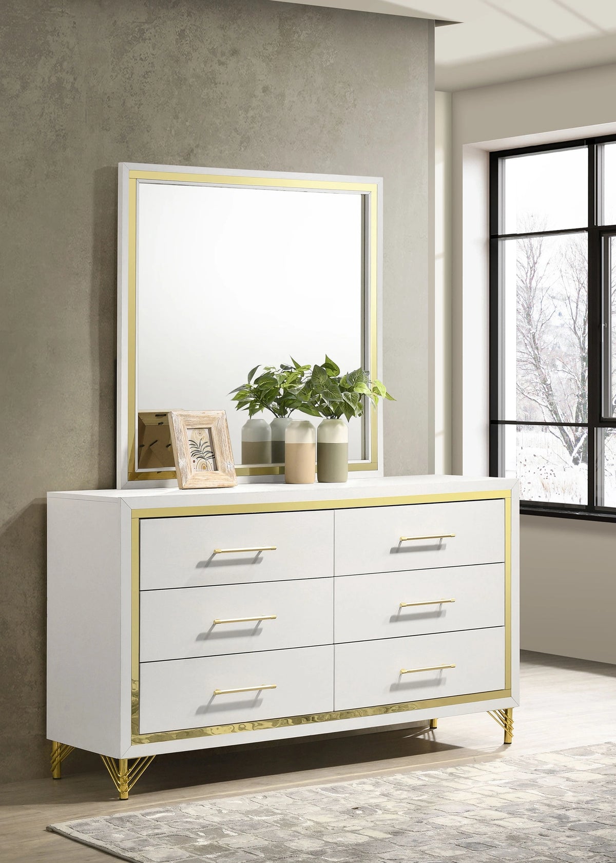 Lucia Dresser with Mirror