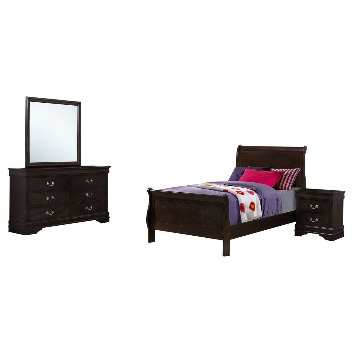 Louis Philippe Bedroom Set