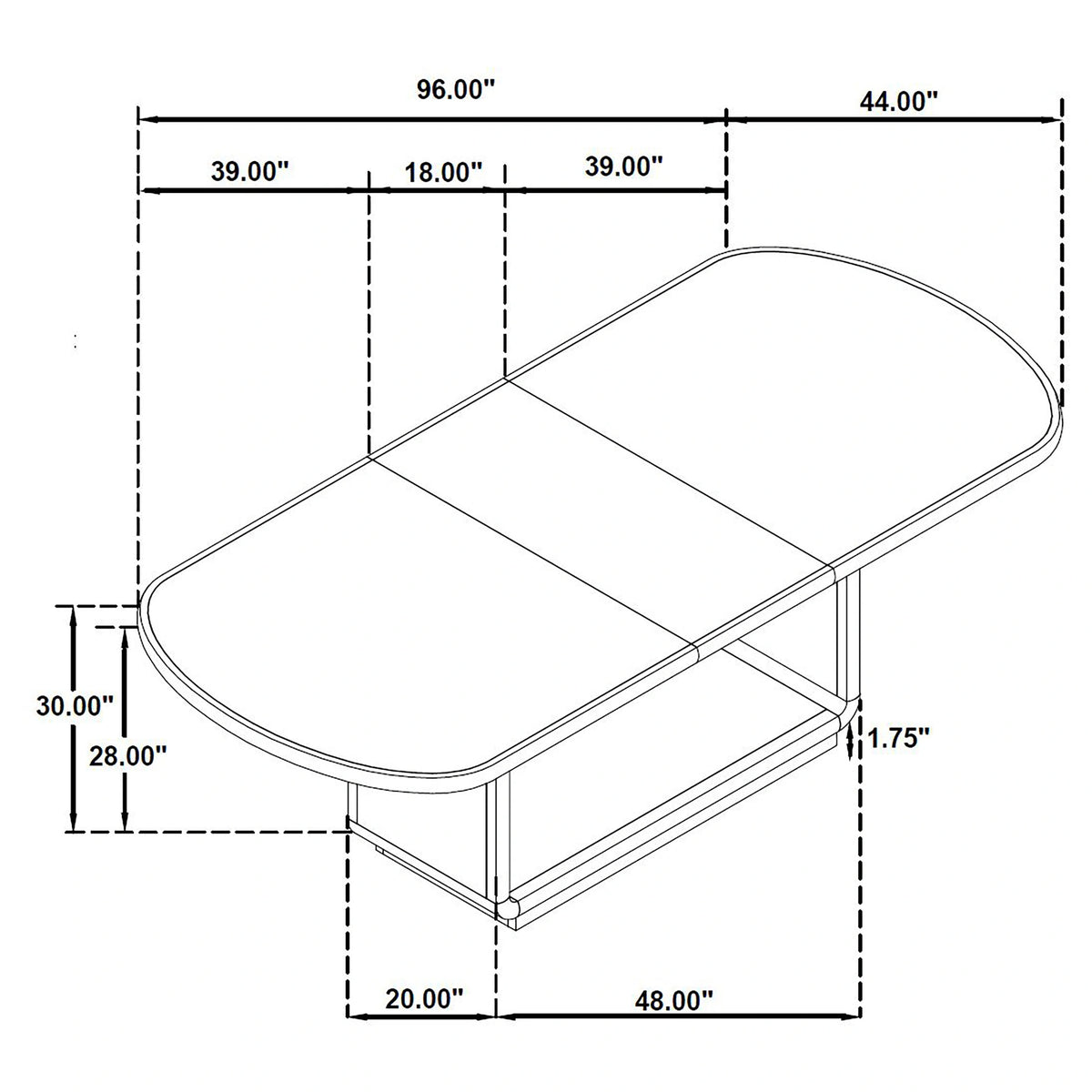 Leandro Extension Dining Table