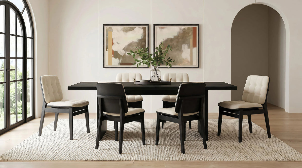 Decker Rectangular Wood Dining Table