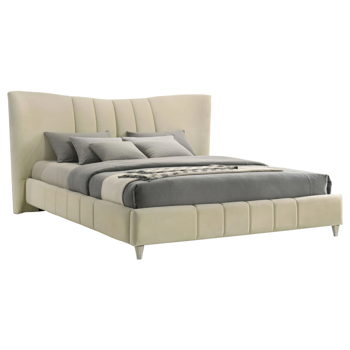 Evelyn Panel Platform Bed