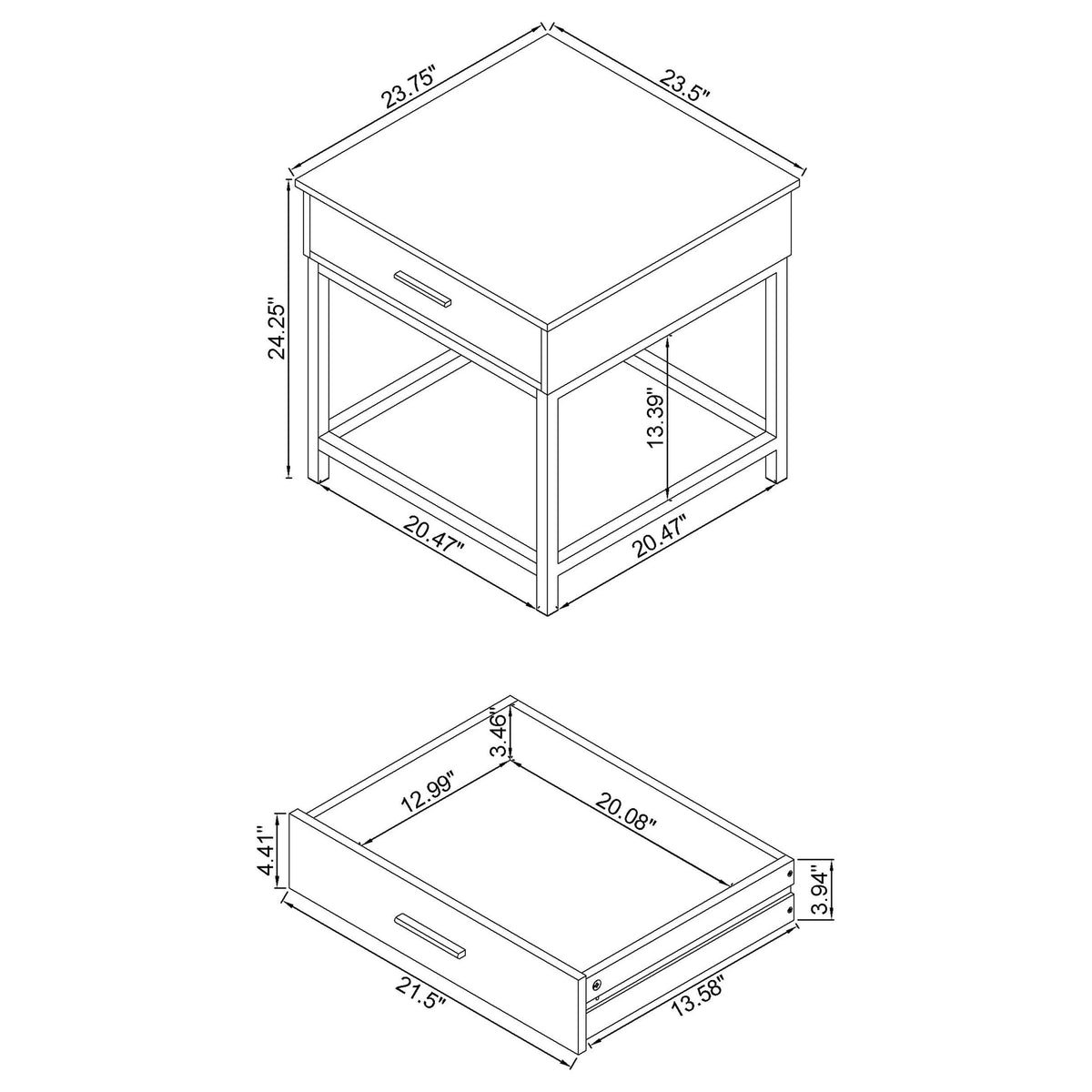 Byers Lift-Top Coffee Table Set