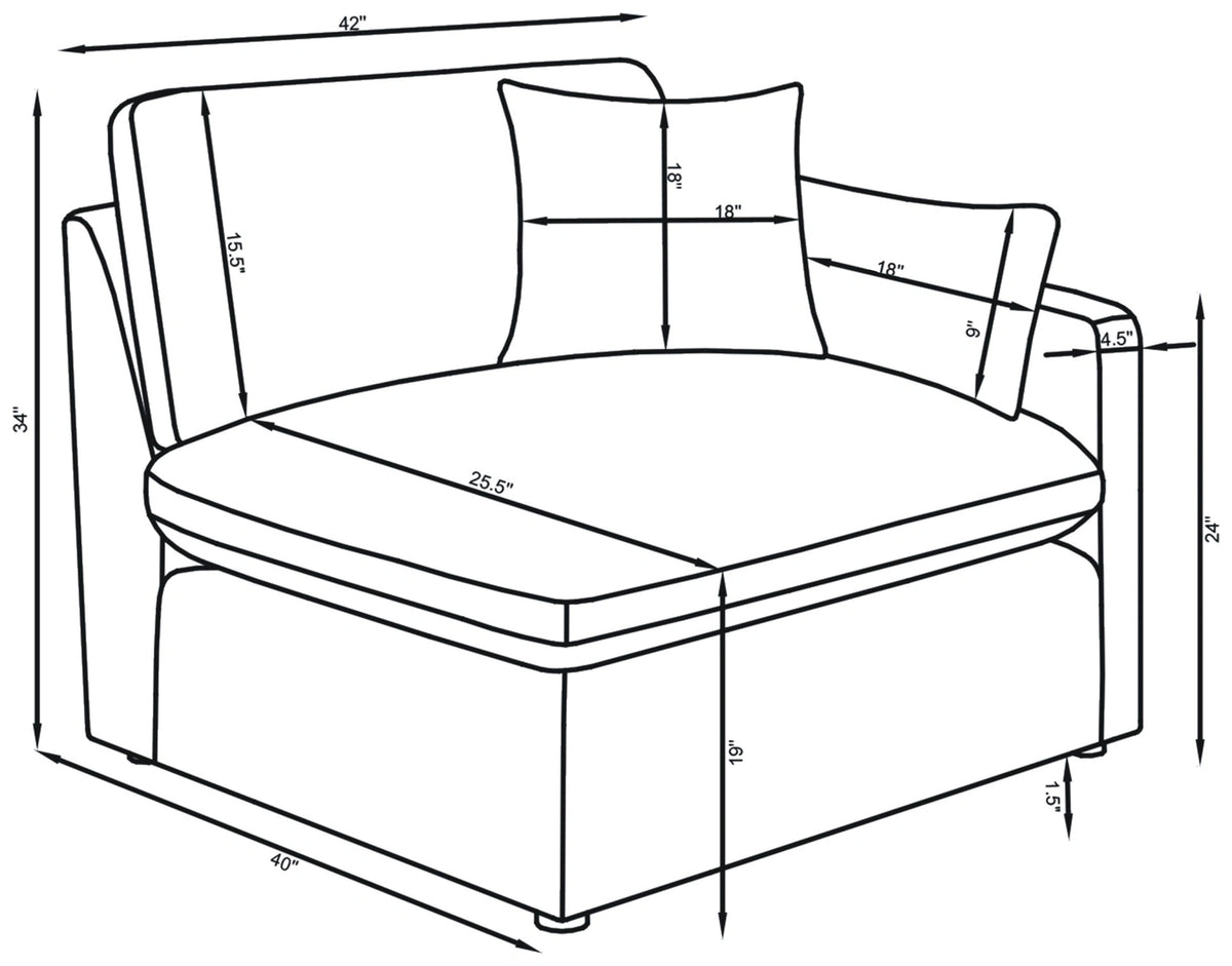 Hobson Corner Chair Sectionals