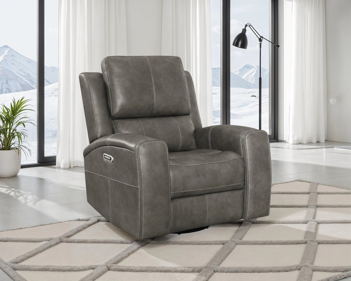 Brickston Triple Power Swivel Glider Recliner