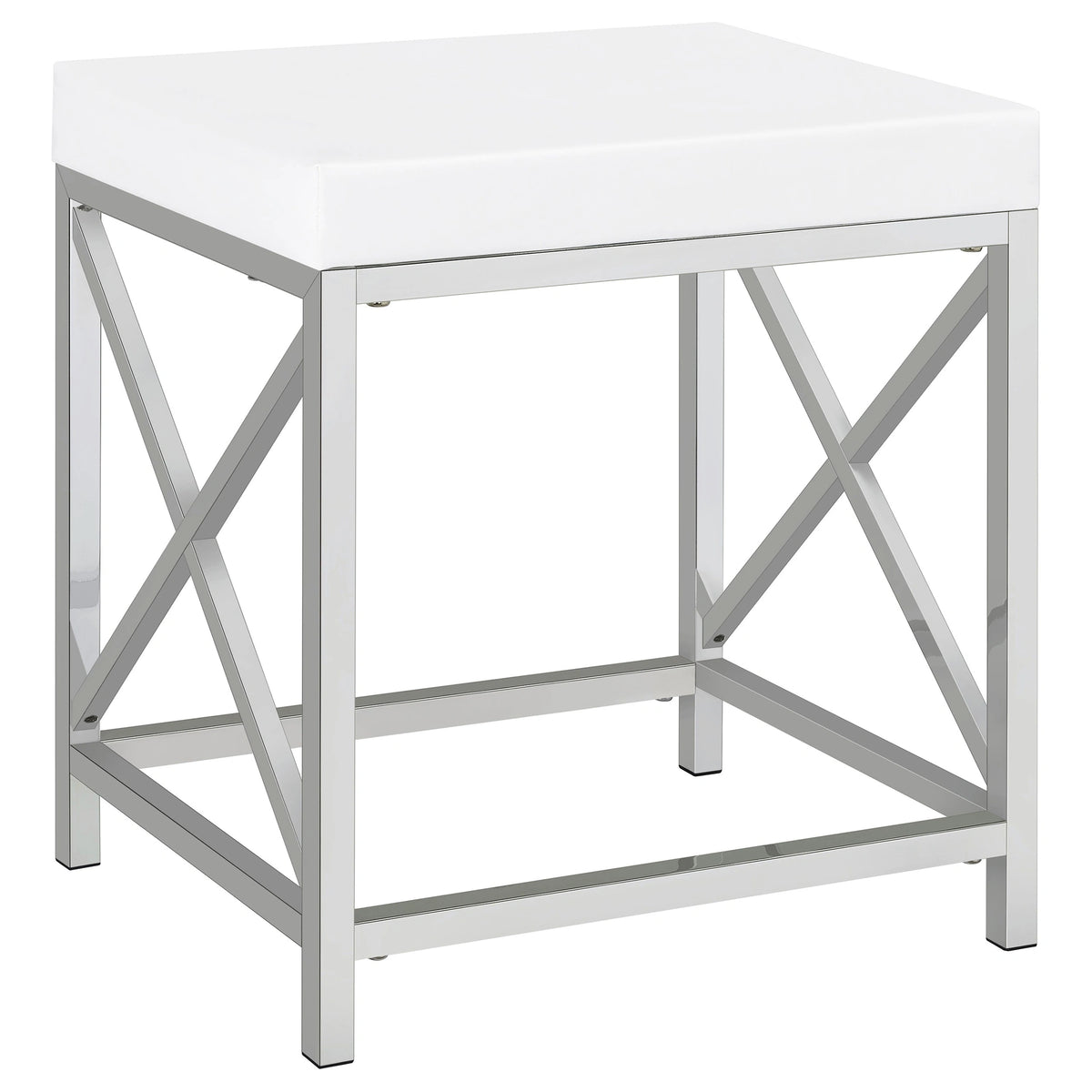 Eliza Makeup Vanity Table with LED Mirror and Stool