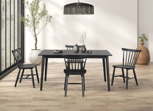Beale Dining Table Walnut & Black