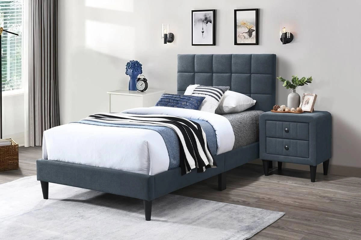Liihcc Full Bed in Charcoal