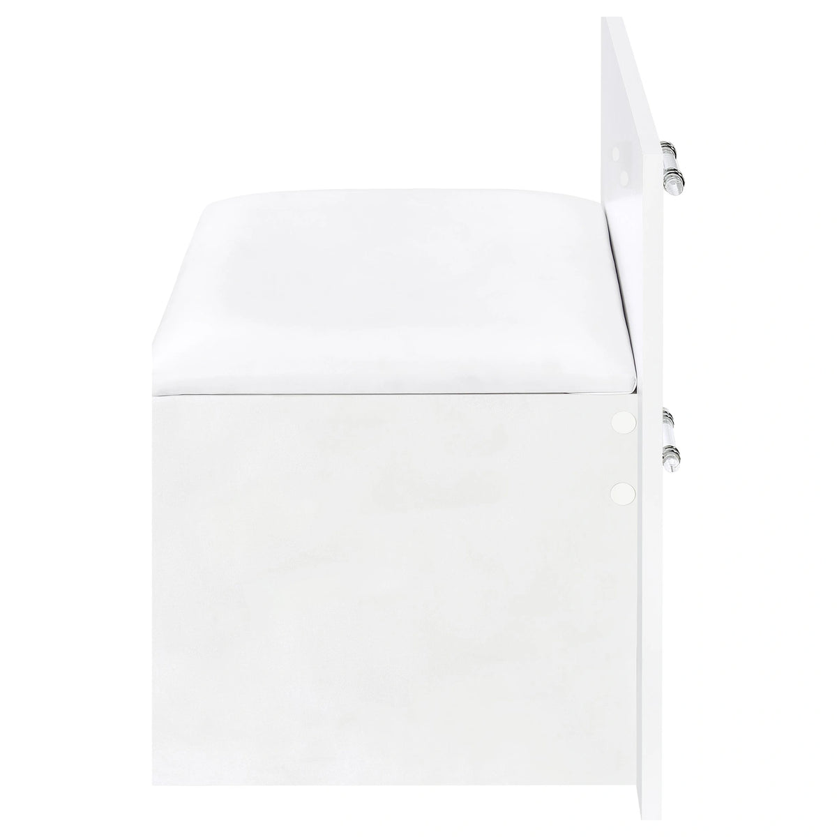 Flora Makeup Vanity Table with LED Mirror and Stool Set