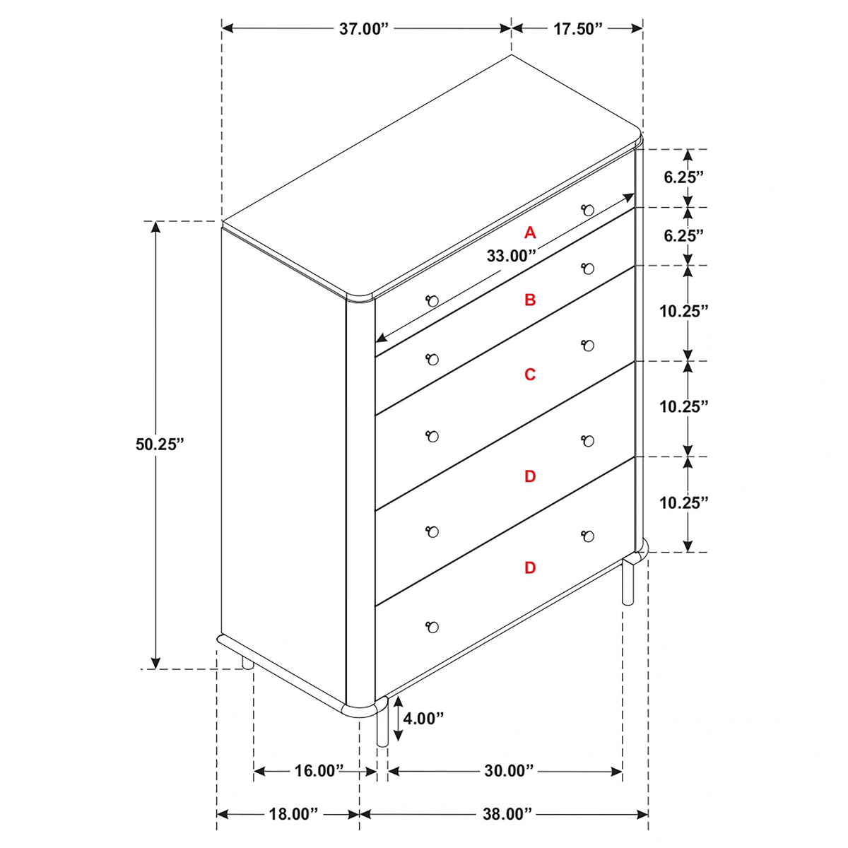 Arini Chest of Drawers