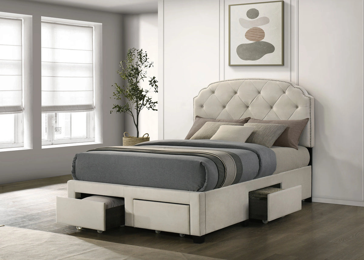 Marianna Panel Platform Storage Bed