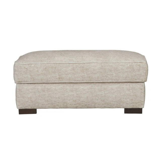 ARDENFOLD Ottoman, Beige & Gray