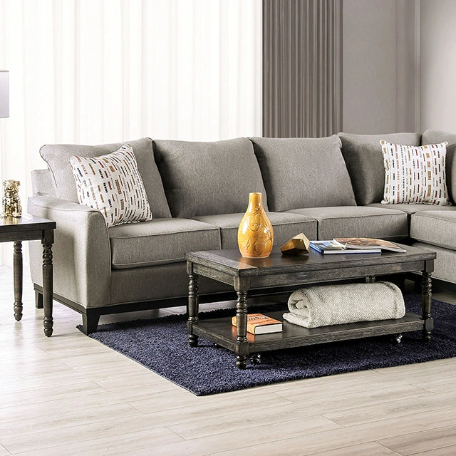 LANTWIT Sectional, Light Gray