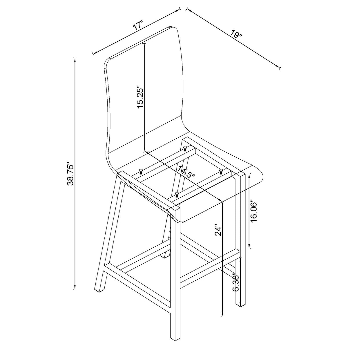 Juelia Counter Chair