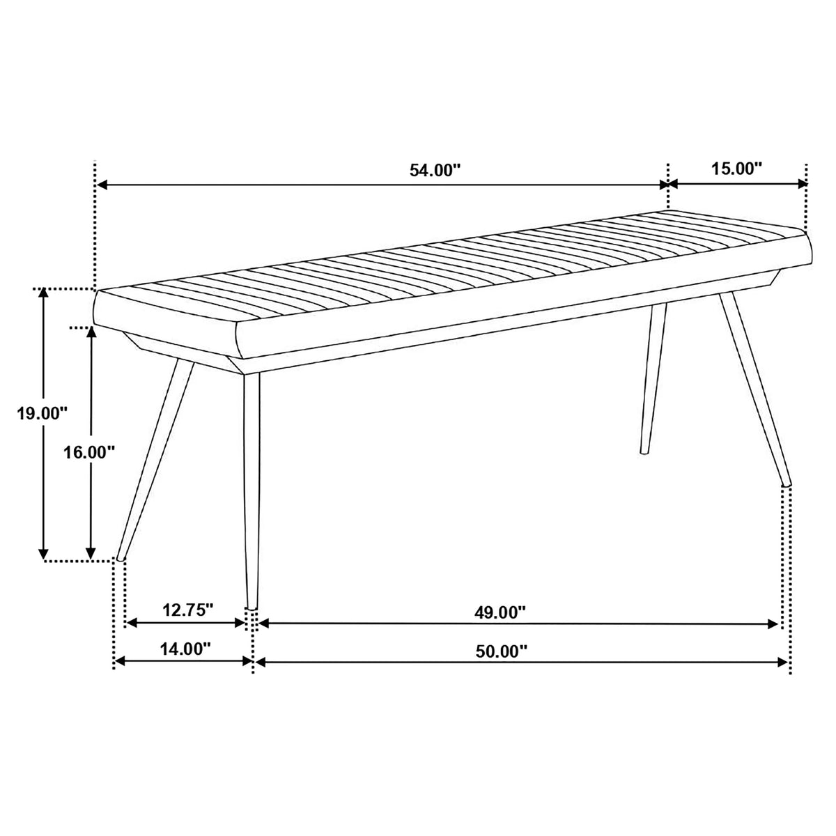 Misty Dining Bench