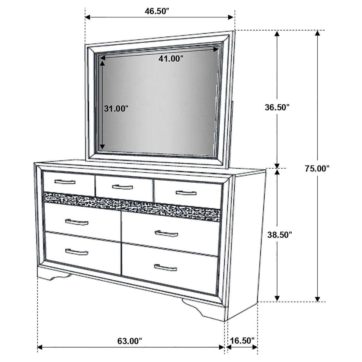 Miranda Dresser with Mirror