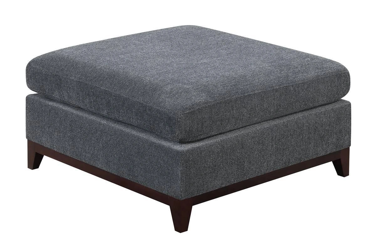 Taiyus Ottoman in Ash Grey