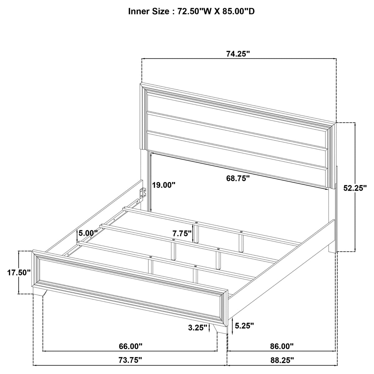 Wright Panel Bed