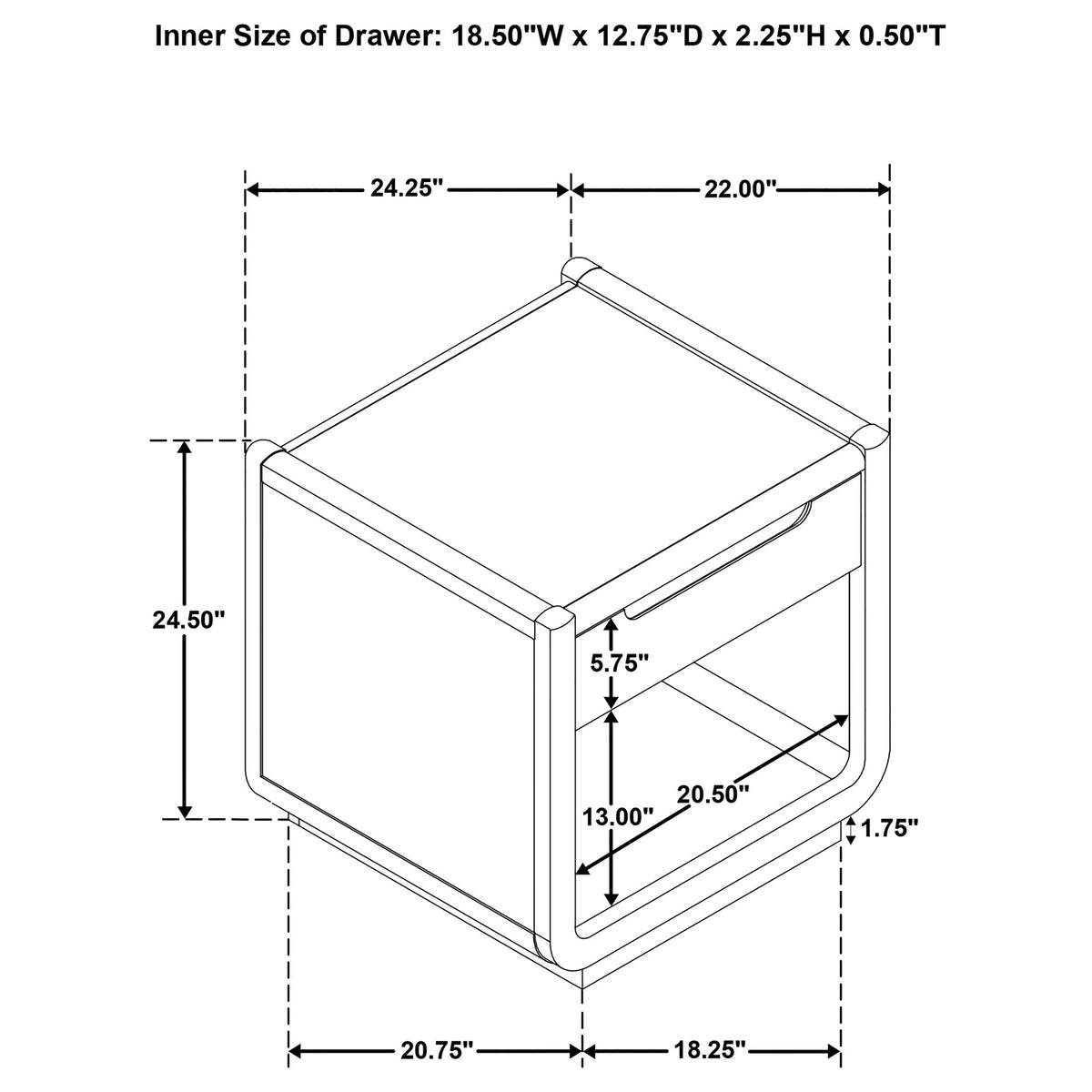 Leandro End Table