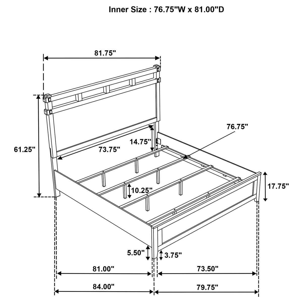Hazlewood Panel Bed
