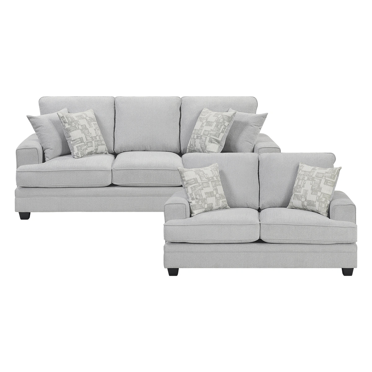 Sarah-2pc Set: Sofa, Love image