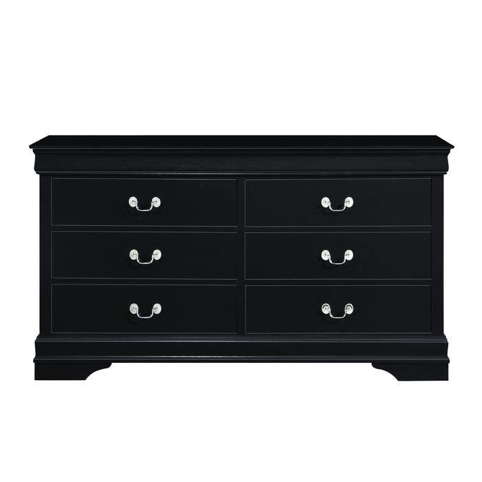 Mayville 6 Drawer Dresser in Black 2147BK-5
