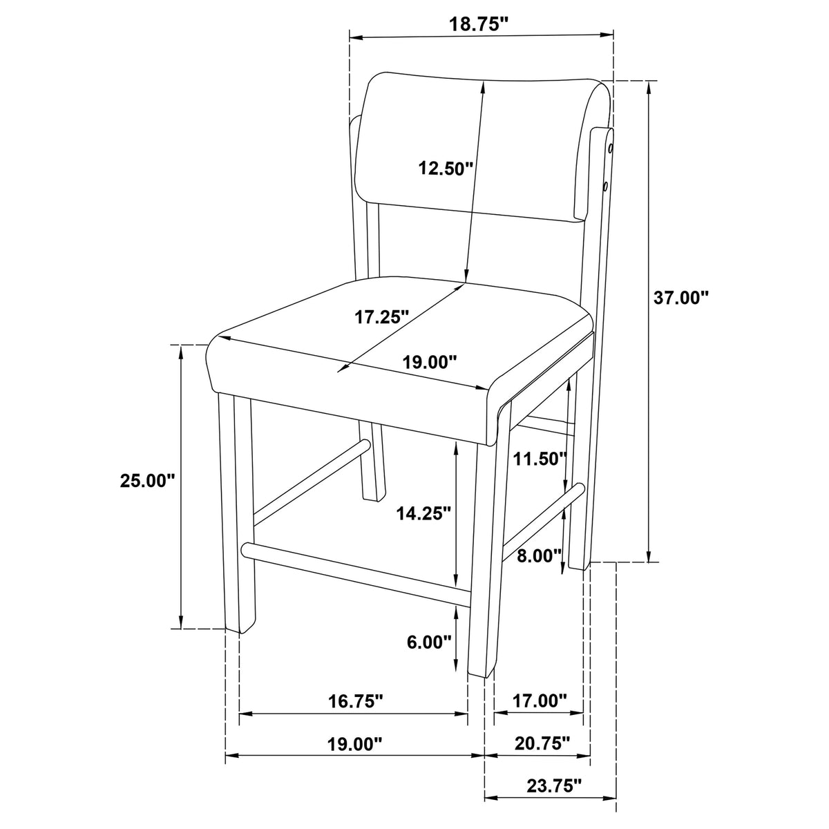 Decker Counter Height Dining Set C