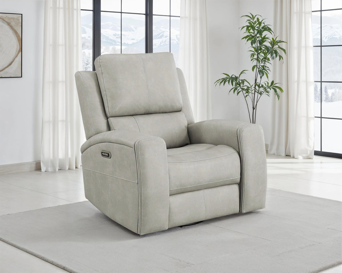 Brickston Triple Power Swivel Glider Recliner
