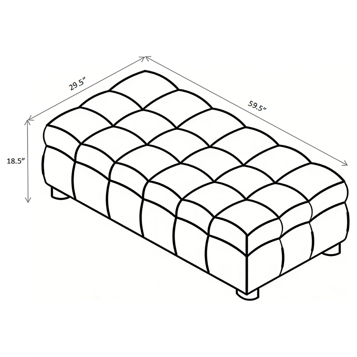 Amara Upholstered Ottoman