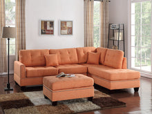 Load image into Gallery viewer, POU6973- 3-Pcs Sectional Sofa with Ottoman (Other Colors)