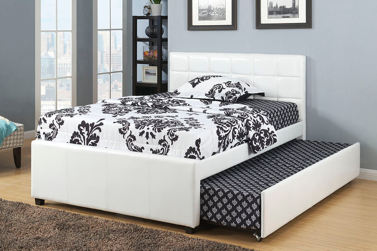 POU9215 - Twin/Full Size Bed w/ Trundle – BedCo Furniture display picture 1