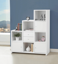 Load image into Gallery viewer, COA801169 Contemporary White Bookcase
