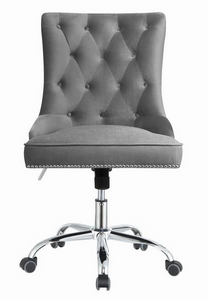 COA801994 - Modern Grey Velvet Office Chair