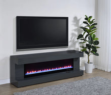 Cargar imagen en el visor de la galería, Mallory TV Stand Fireplace Console