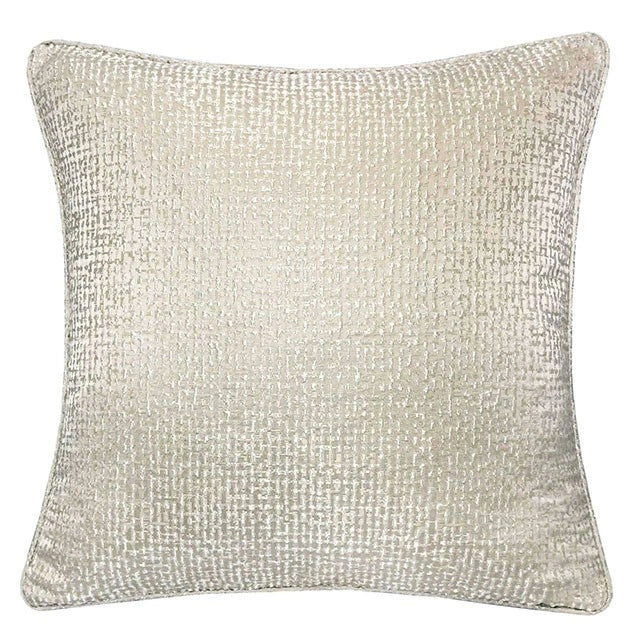 Leyla Silver 20" X 20" Pillow, Silver