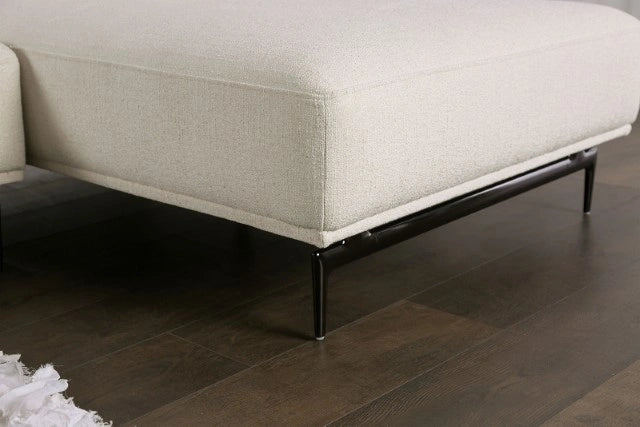 Baerum Sectional, Left & Right Chaise Beige & Gray