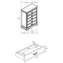 Cargar imagen en el visor de la galería, Louis Philippe Bedroom Set