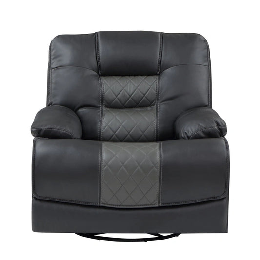 9388GRY-1 - Swivel Glider Reclining Chair