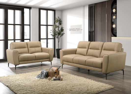 Lsgfur 2-Pcs Sofa Set in Taupe