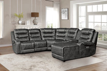 Load image into Gallery viewer, Putnam Corner Seat in Gray 9405GY-CR
