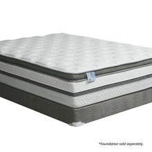 Cargar imagen en el visor de la galería, SIDDALEE White/Gray 16" Euro Pillow Top Mattress, Queen
